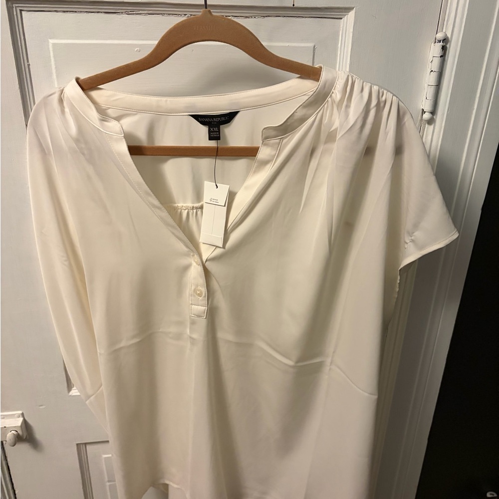 Banana Republic Ivory Blouse